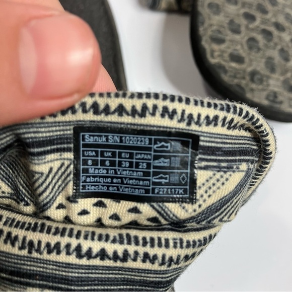 Sanuk yoga mat sling back sandals size 8 - Picture 5 of 7